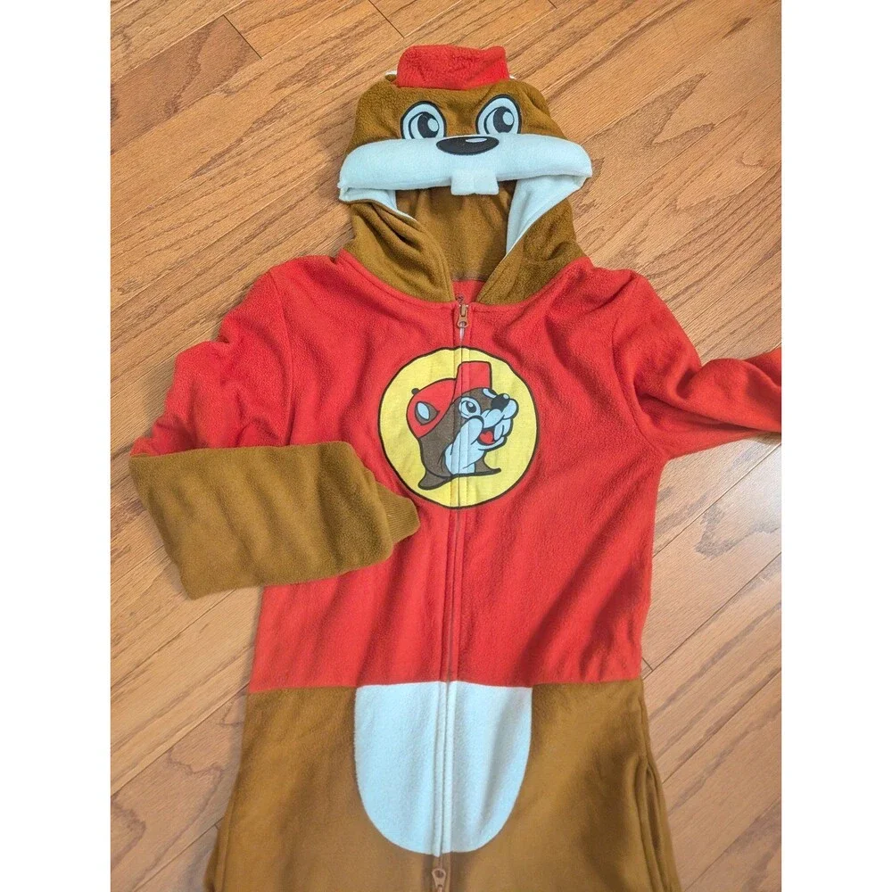 Buc-ee's Beaver Costume Onesie Halloween Youth M/L